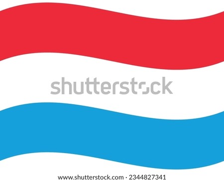 Luxembourg flag wave. Luxembourg flag. Flag of Luxembourg