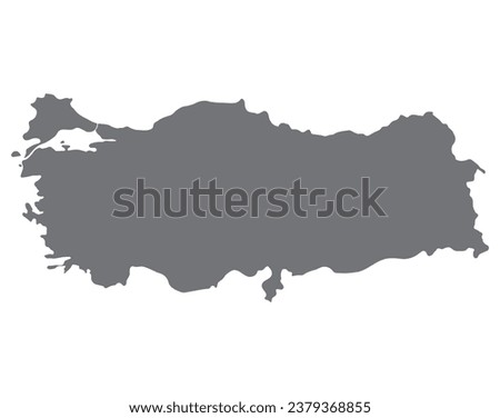 Map of Turkey. Turkish map in details 