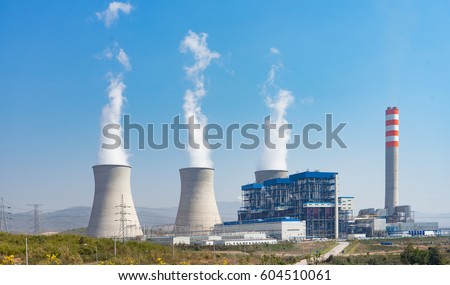 Similar – Image, Stock Photo Niederaussem lignite-fired power plant in NRW