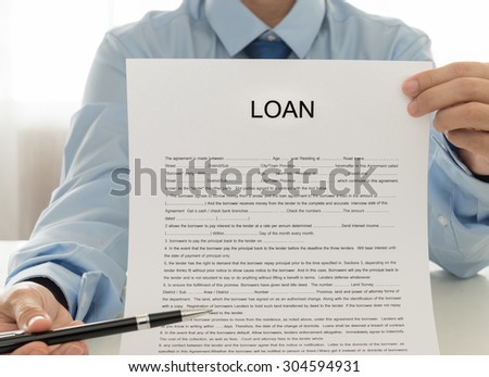 Employees Credits show Loans Documents  that customers must sign.