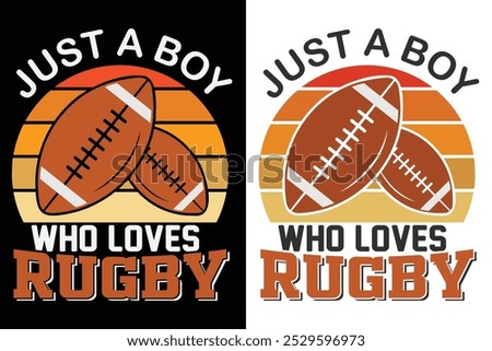 Just A Boy Who Loves Rugby, Rugby Typography Design, American Football Typography Design, Sports Typography, Football Tournament