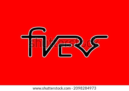 The stylish fiverr logo design