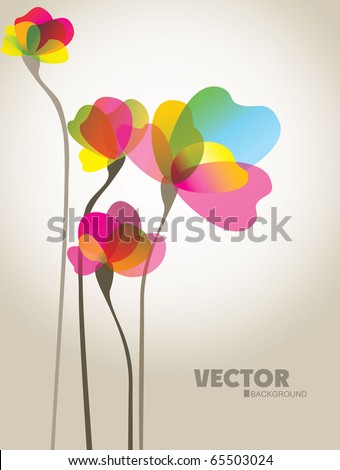 Background with a flowers