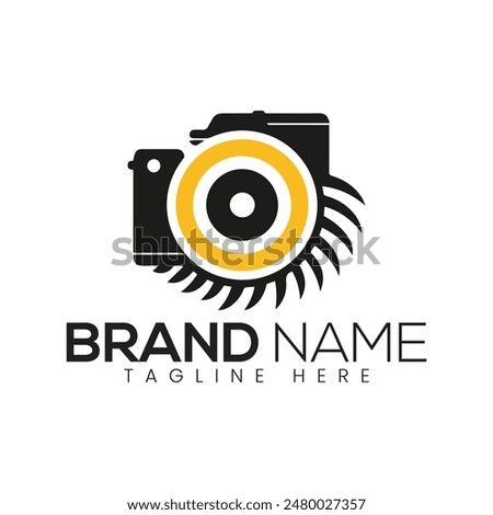 Abstract Vector Photography Camera Logo Design Template