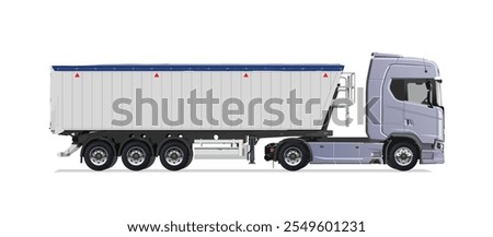 icon logo sign truck side view vector template graphic design style concept modern white haul diesel isolated load dump lorry machine work safety trailer
