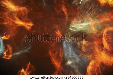 abstract background, the effect of light in the darkness