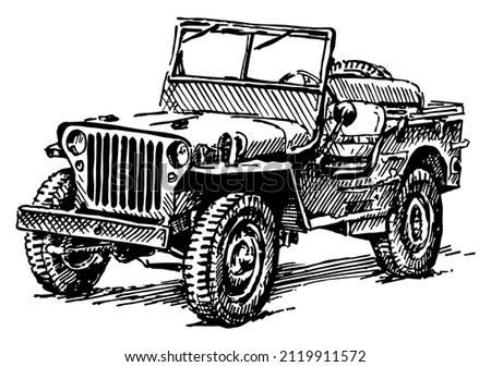 Similar – Image, Stock Photo old Jeep in the desert