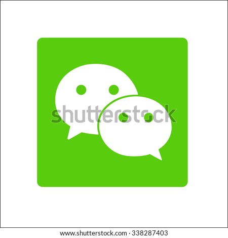Chat icon button isolate
