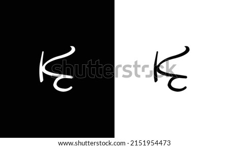 Linked Letter KE Logo Design vector Template. Creative Abstract KE Minimal, Flat Logo Design Vector Illustration Stok fotoğraf © 