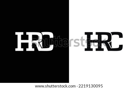 HRC Letter Logo Design Icon Vector Symbol