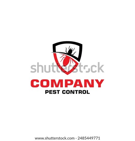 Pest control logo design. The design inspiration comes from the shape of a shield that wards off ant pest attacks.