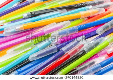 Ball pen, ballpoint pen, Many ballpoint pens