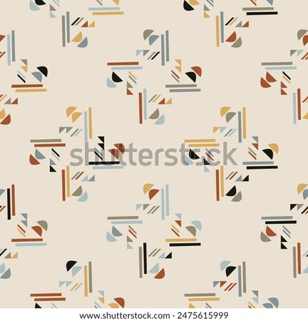 Textile motif seamless pattern. Lux fabric design textile swatch ladies dress, man shirt all over print block. 