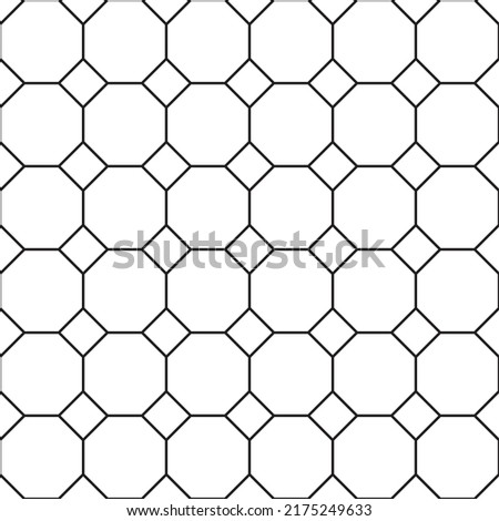 Octagon Dot Pattern seamless black White An Octagon Dot Pattern is an ideal design for a retro inspired look. Smaller tiles surround an octagon. It is mosaic pattern that is a remake of a classic