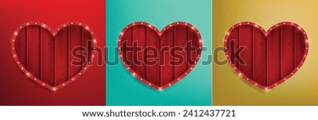 Similar – Image, Stock Photo Heart on wood ❤️ Love