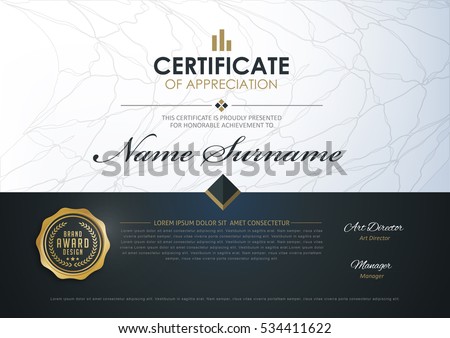 diploma award certificate