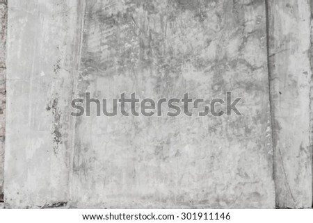 de focused wall and cement wall and blurred background