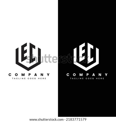 letter eve logo design template
