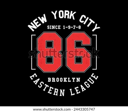 New York City college typography Championship .Brooklyn Eastern College athletic league championship slogan. 