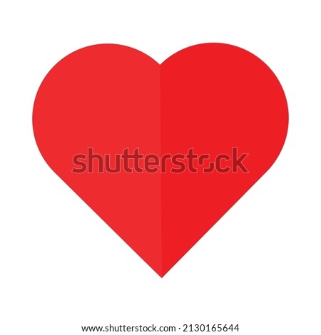 perpect shaped red heart symbol that respresent love and deep emo.