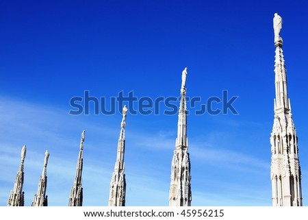 Gothic spires architecture