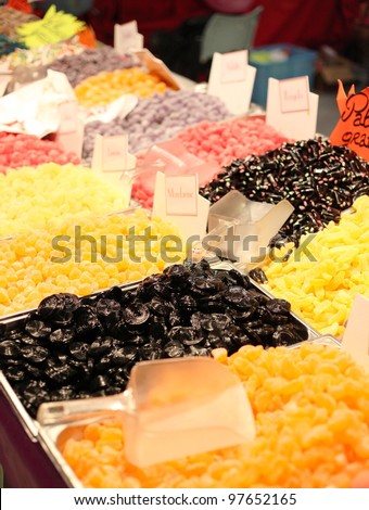 MILAN, ITALY - OCT. 16: Hand made food in exhibition at Hobby Show, Italian showroom of the fine arts and manual creativity October 16, 2009 in Milan, Italy.