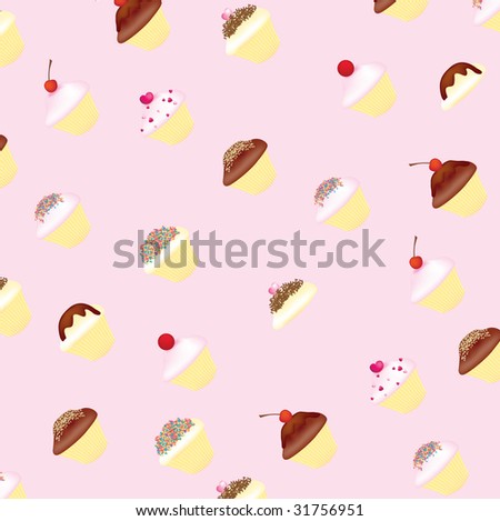 cup cakes and fairy cake wallpaper background