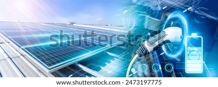 Similar – Image, Stock Photo Solar energy / Solar energy