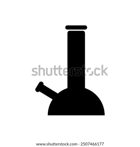 Bong icon illustrated on background