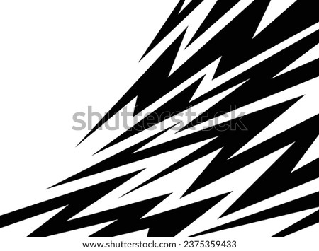 Abstract background lightning and arrow line pattern