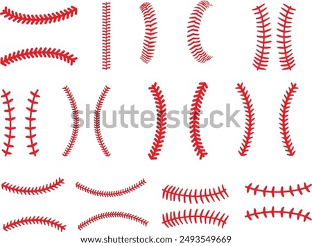 Baseball stitches, baseball laces, sport, softball files	