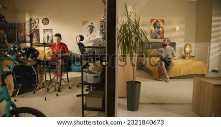 Similar – Image, Stock Photo Ethnic male musician playing violin