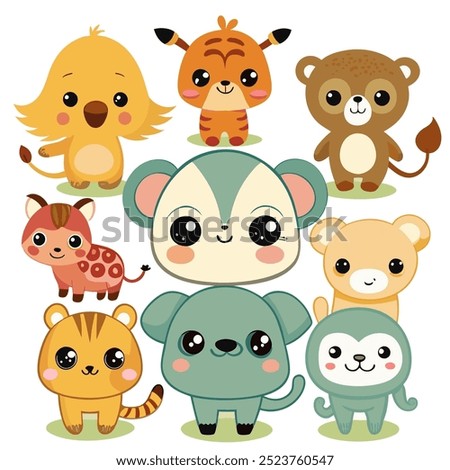 Disney Stickers Fun and Cute Baby Animal Collection for Children’s Art 