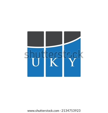 UKY letter logo design on white background. UKY creative initials letter logo concept. UKY letter design.
 Zdjęcia stock © 