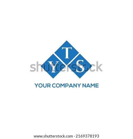 YTS letter logo design on white background. YTS creative initials letter logo concept. YTS letter design.
