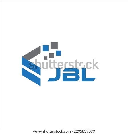 JBL letter logo design on white background. JBL creative initials letter logo concept. JBL letter design.
