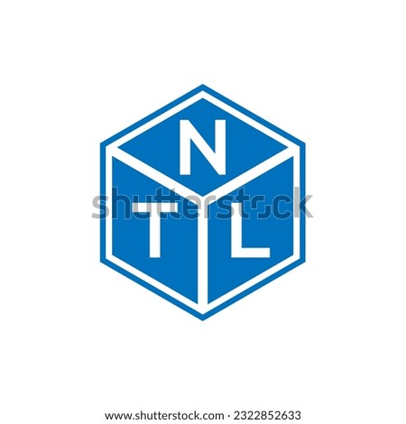 NTL letter logo design on black background. NTL creative initials letter logo concept. NTL letter design.
