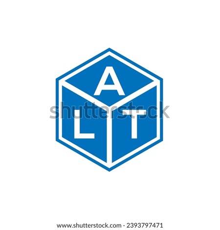 ALT letter logo design on black background. ALT creative initials letter logo concept. ALT letter design.
