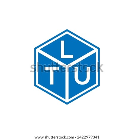 LTU letter logo design on black background. LTU creative initials letter logo concept. LTU letter design.
