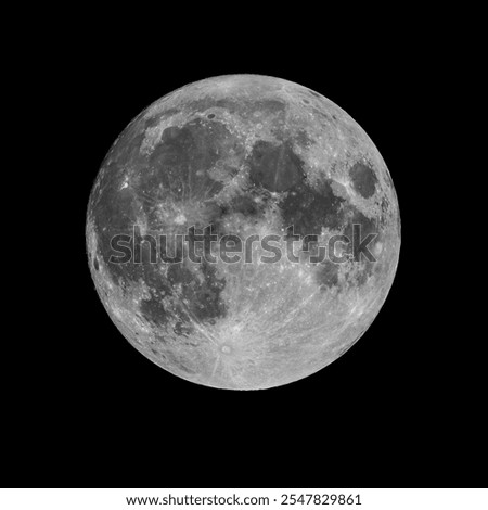 Similar – Foto Bild Full moon in the sky of Germany