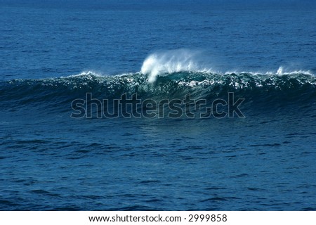 Big wave breaking in open ocean