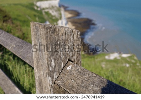 Similar – Image, Stock Photo Channels Fence Gate Meadow