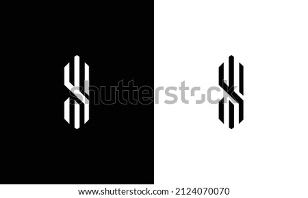 SI initials or IS logo. S monogram. Logotype. S Vector design element or icon. Stock fotó © 