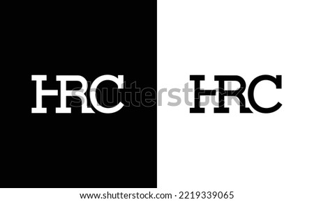 HRC Letter Logo Design Template