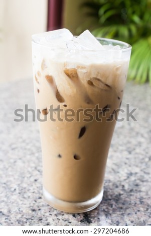 cool down with ice coffee