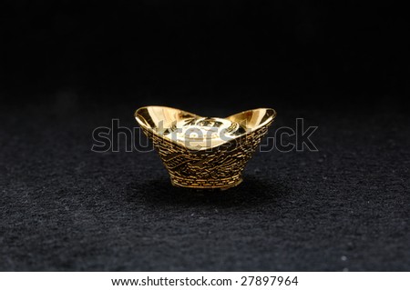 Chinese gold dollar treasure