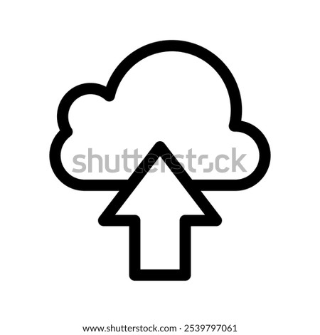 Server Upload Icon Vector Symbol Design Illustration