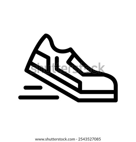 Running Icon Vector Symbol Design Illustration