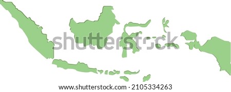 Indonesia Map Vector Edition or Peta Indonesia Vector