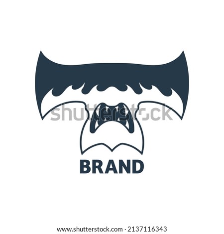 Fire hammerhead shark logo perfect for branding visual identity and business